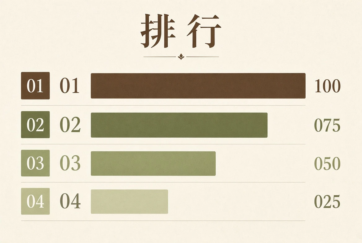 排行栏目配图